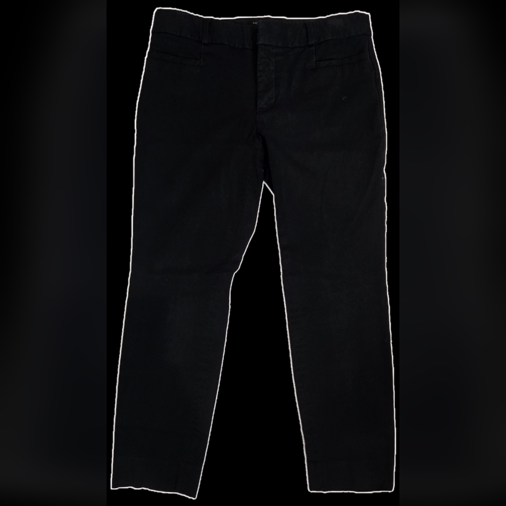 4P Banana Republic Sloan Stretchy Black Straight Leg Pants